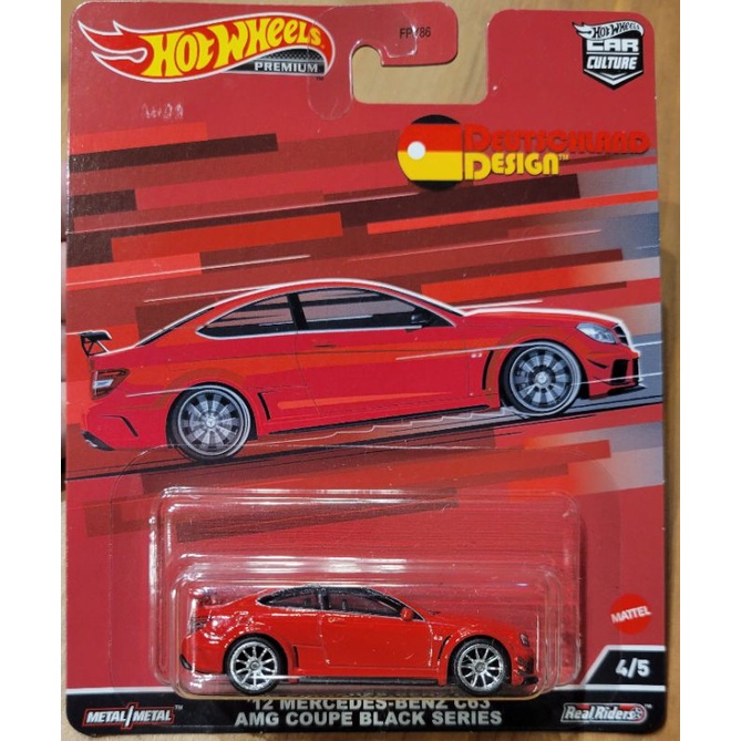 Hot Wheels風火輪 MERCEDE BENZ C63 AMG COUPE BLACK SERIES  日版 吊卡