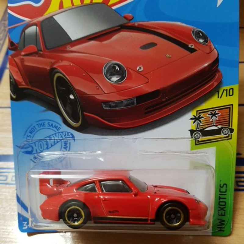 全新 風火輪 紅色保時捷 Porsche 993 gt2