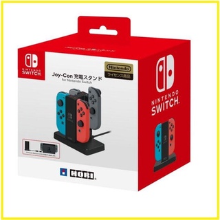 任天堂 Switch NS 主機周邊 HORI 原廠 Joy-Con 4隻 手把 把手 控制器 充電座【四張犁電玩】