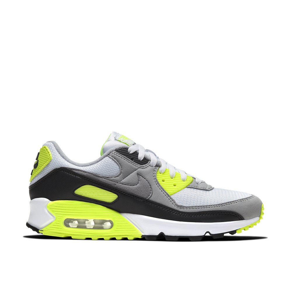 NIKE AIR MAX 90 VOLT 白灰黑螢光綠【A-KAY0】【CD0881-103】