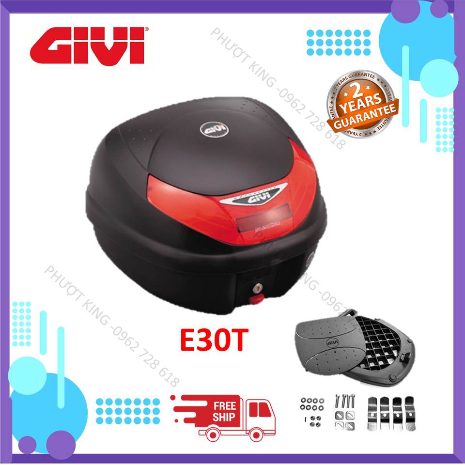 Givi E30T 盒子帶 MP60N 底座