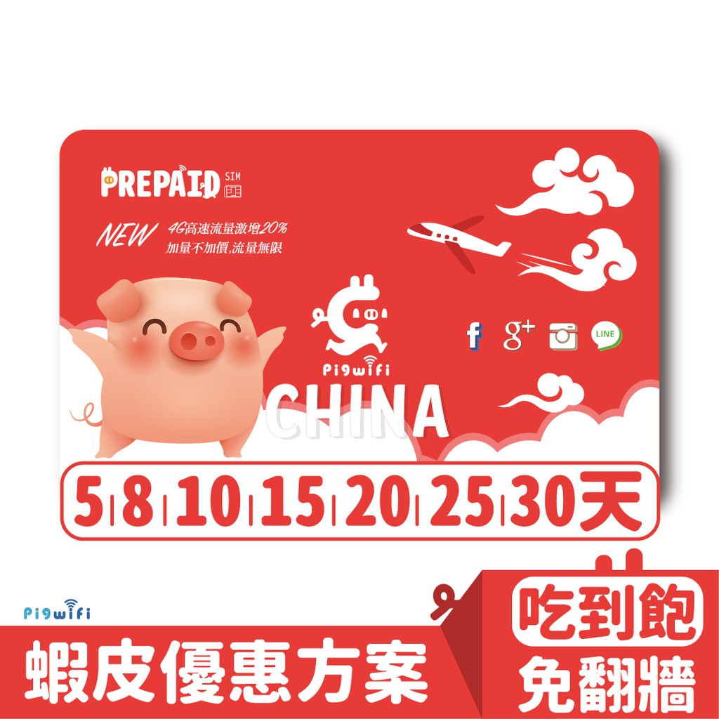 中國大陸香港「總量」方案，降速吃到飽、免翻牆上網SIM卡 5~30天