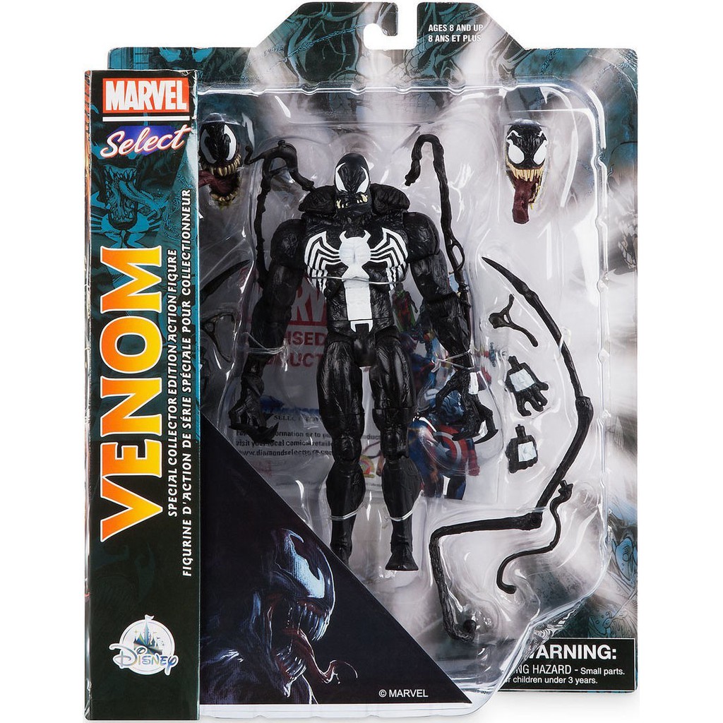 {克拉克玩具}正美版 Marvel select 迪士尼限定 VENOM 猛毒