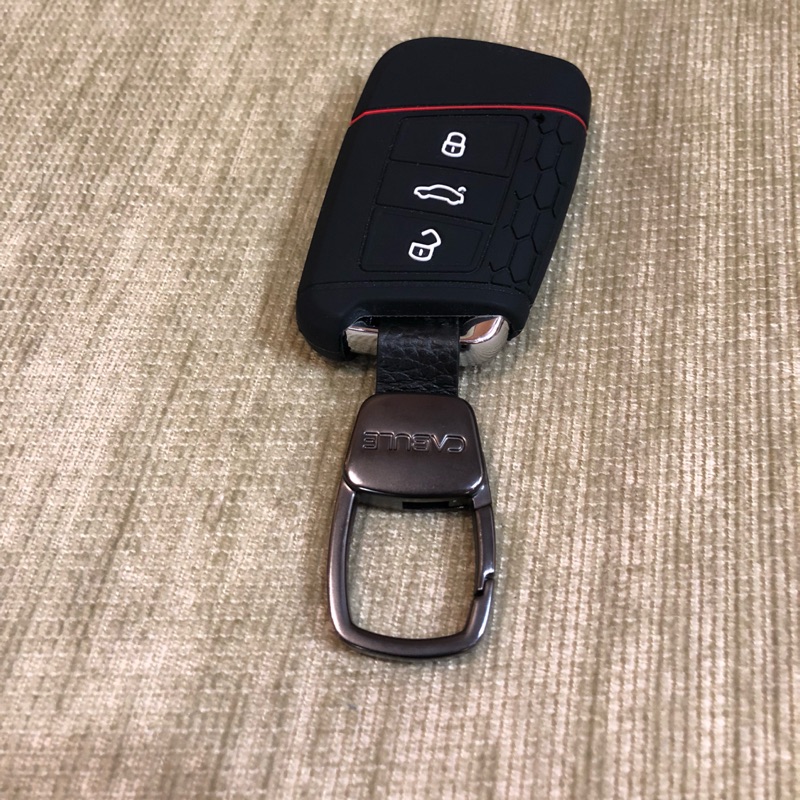 Skoda superb VW Passat 智能鑰匙包 黑/白雙色