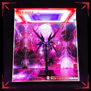 《Yao 挖寶趣》 METAL BUILD 命運 SOUL RED Ver. 攻擊自由 光之翼 鋼彈 專用展示盒