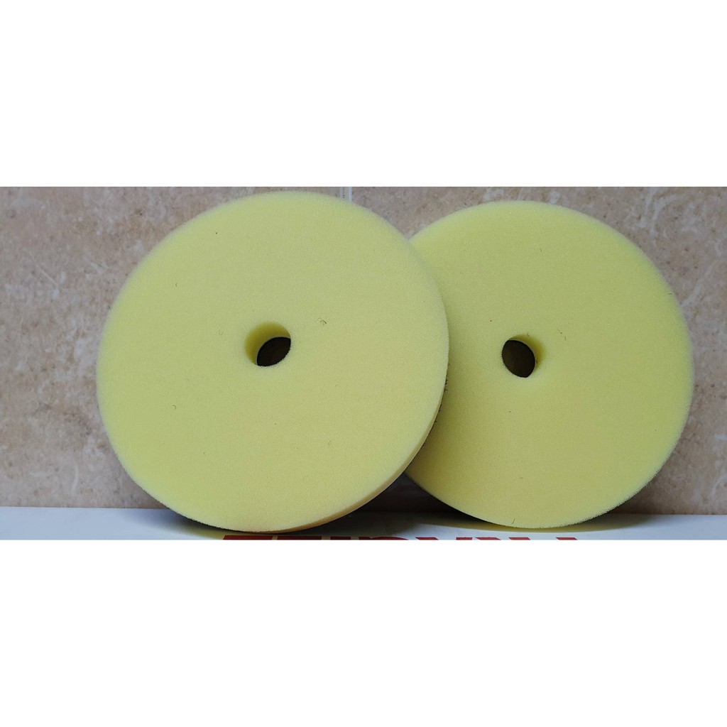 愛車美 5 3吋薄型q軟適中清潔蠟專用綿aio 一步拋清潔拋光專用海綿魔鬼氈黏扣式經濟耐用超好用款德國綿 蝦皮購物