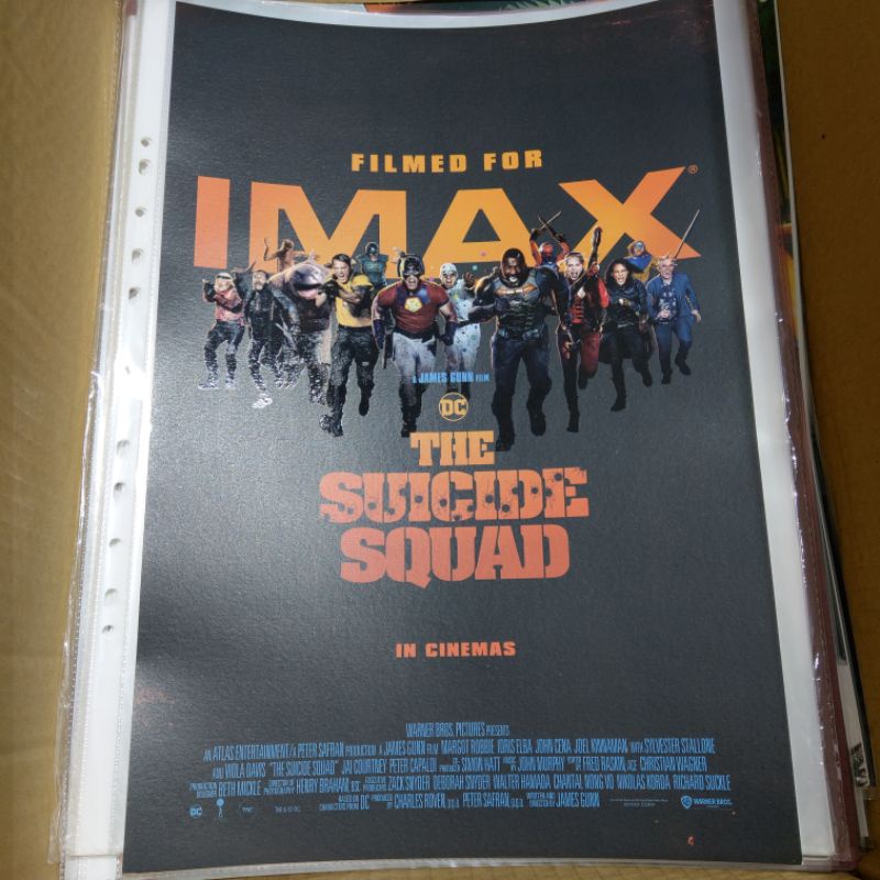 威秀 威秀影城 影城 電影院 正版 DC 限量 海報 IMAX A3 自殺突擊隊 集結 小丑女