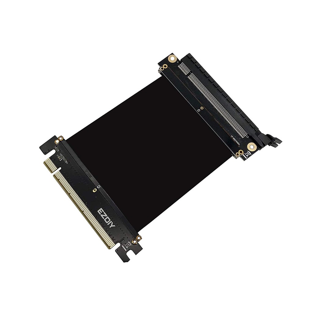 EZDIY-FAB  PCIe3.0 16x VGA 顯示卡 延長線  排線 9cm 180度