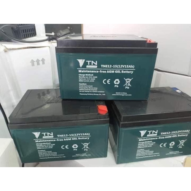 全新New Ebike acid battery 天能 TN 12v15ah 12v25ah 鉛酸 電池 電動車