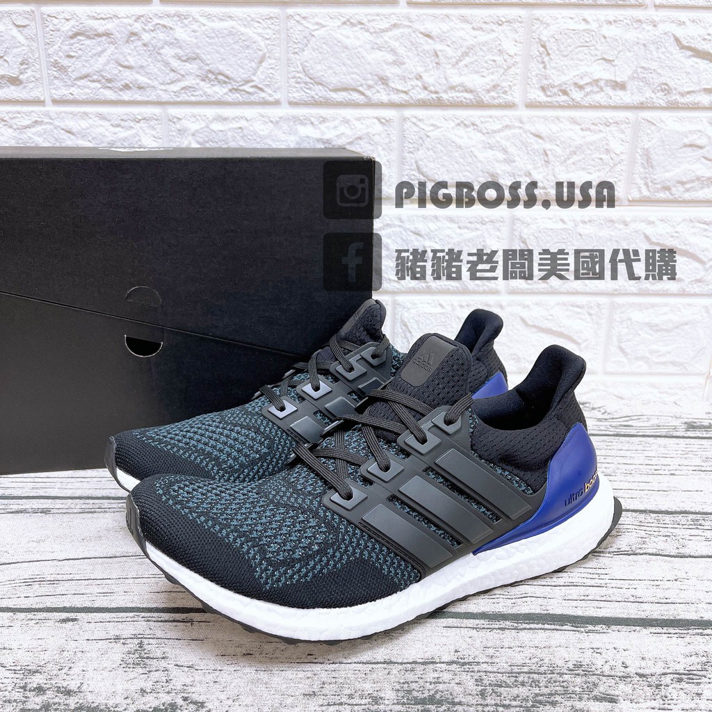 【豬豬老闆】ADIDAS ULTRABOOST 黑紫 經典 休閒 運動 慢跑 訓練 男款 G28319