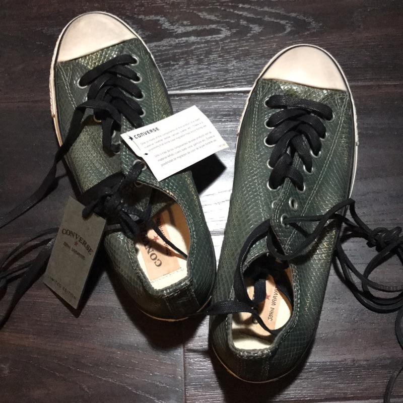 全新的正品CONVERSE*JOHN VARVATOS 摩登嬉皮聯名鞋9.5號