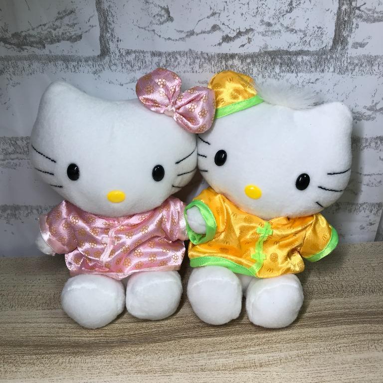 絕版品 hello kitty 玩偶 凱蒂貓 麥當勞 三麗鷗 丹尼爾 中國風kitty 布偶 玩具 公仔 娃娃 洋娃娃