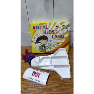 樂雅樂 royal host 兒童餐盤 太空梭造型
