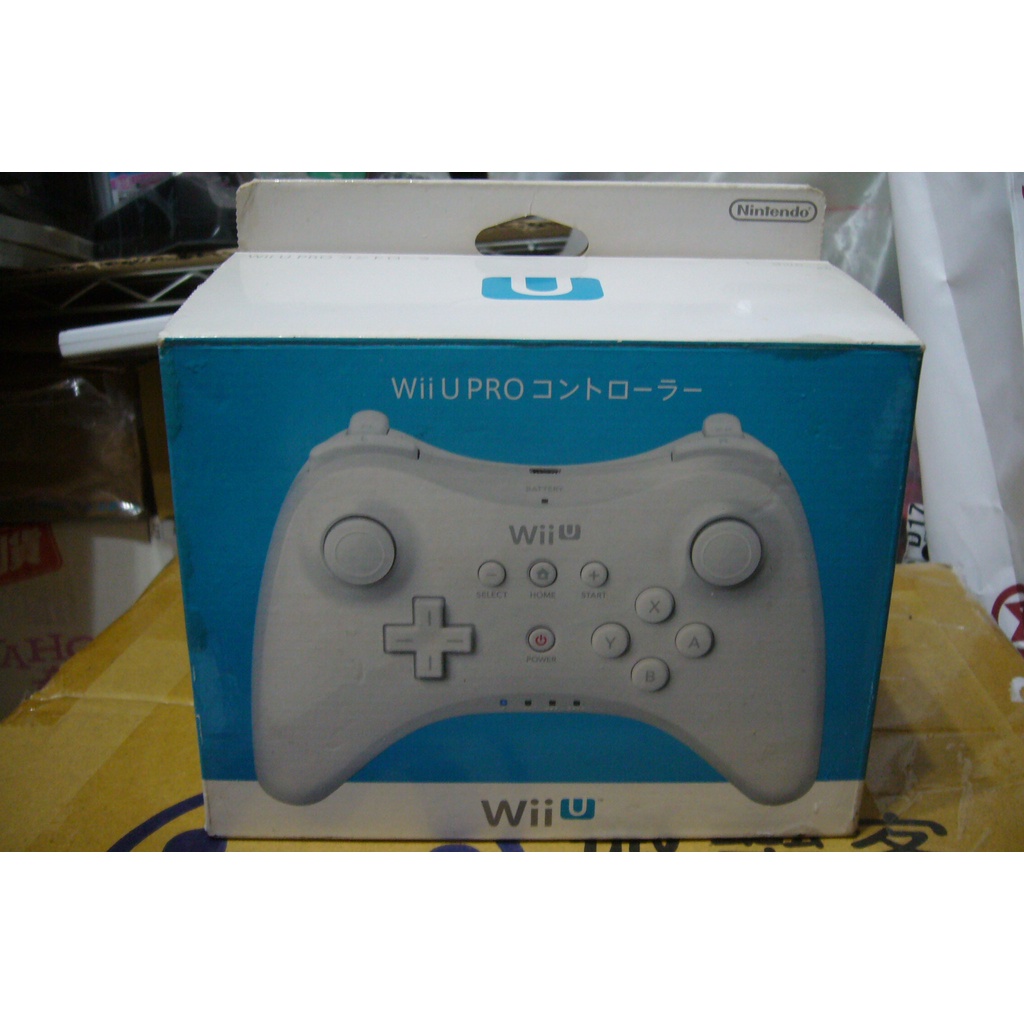 WiiU 原廠無線手把Pro 白色(全新)