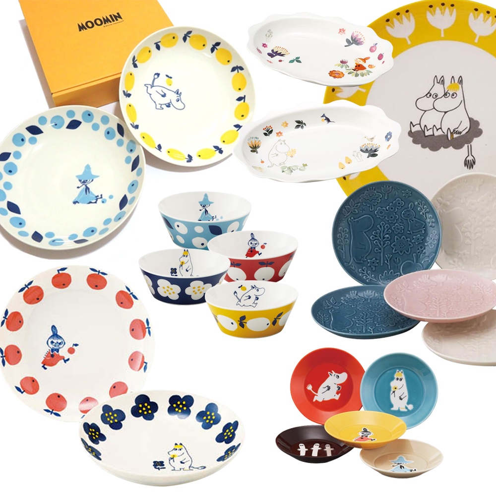 食器堂︱日本製 嚕嚕米 陶瓷盤 陶瓷碗 盤子 碗 28種 MOOMIN 陶瓷組系列 陶瓷 盤子 餐具