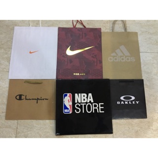 愛迪達紙袋 nike nba store champion Oakley ICB PUMA Marcjacobs 紙袋