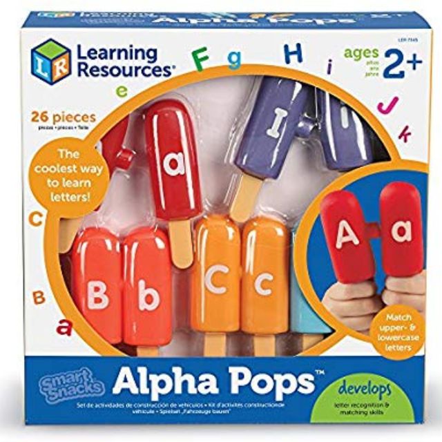 (盒損，優惠價出售）教學資源 Learning Resources Smart Snacks Alpha 字母冰棒