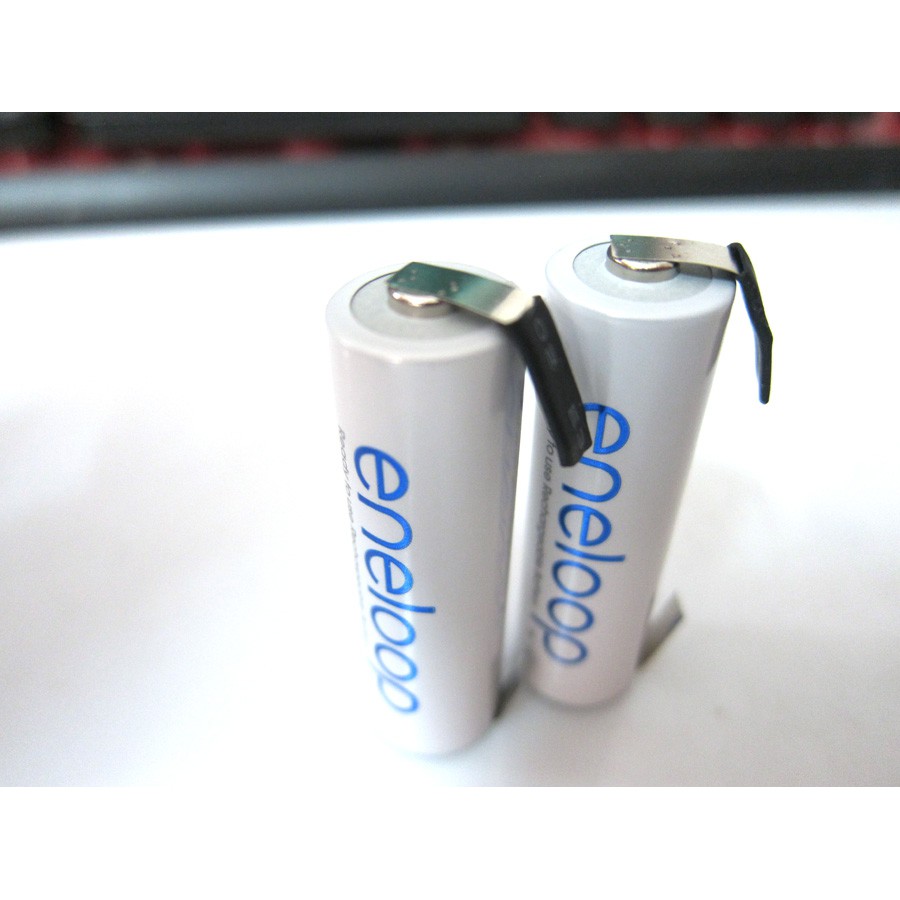 日本Panasonic國際牌eneloop低自放電充電電池 一組兩個帶焊片