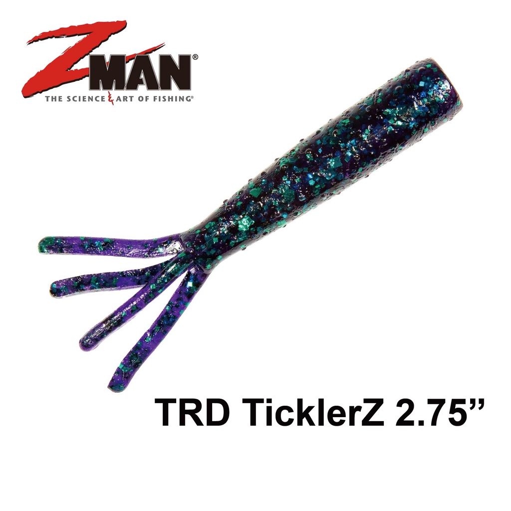 【獵漁人】管池必備 美國製 ZMAN TRD Ticklerz 2.75'' 水母鬚棒蟲 蠕蟲  路亞 軟蟲  路亞假餌