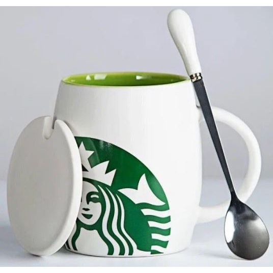 ❗現貨❗【台灣24小時內即發貨】星巴克 Starbucks 杯子馬克杯 簡約 陶瓷 大容量 酒桶杯  水杯