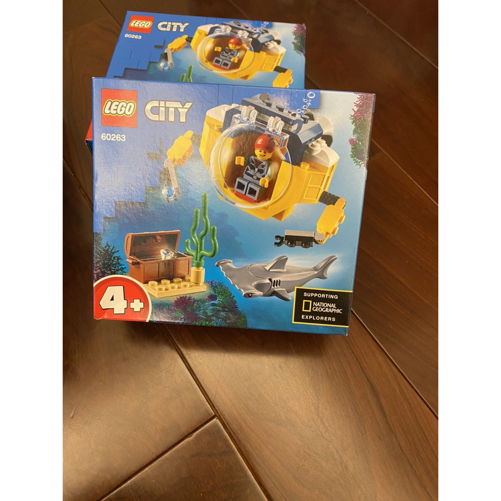 快樂買 LEGO 樂高  60263 海洋迷你潛水艇 城市系列 CITY 樂高 積木 玩具 全新 正版