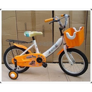 ♡曼尼2♡童車 自行車台製16吋 cool狗 兒童 腳踏車 童車 全配/臀座加寬/打氣輪/鋁框/大籃子/免組裝 2650