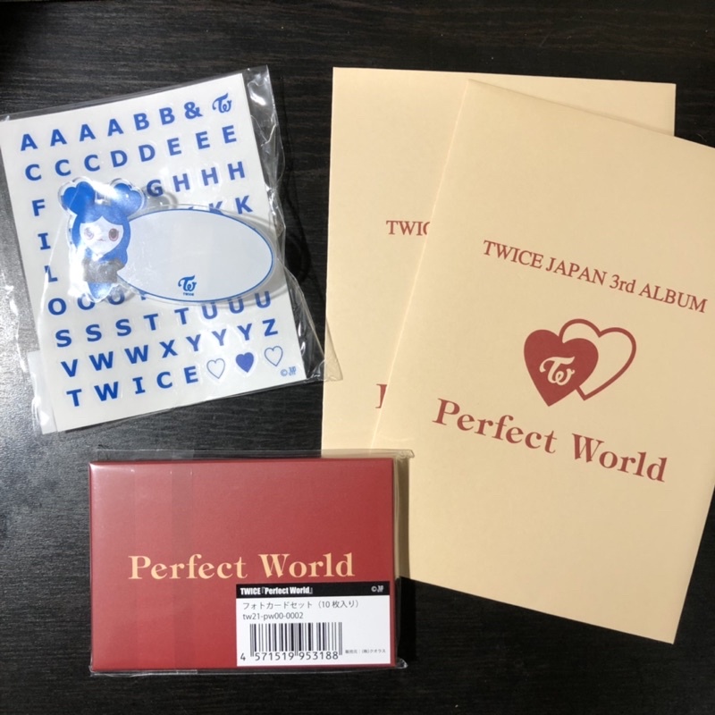 (現貨)TWICE perfect world 日本官方 周邊 週邊 商品