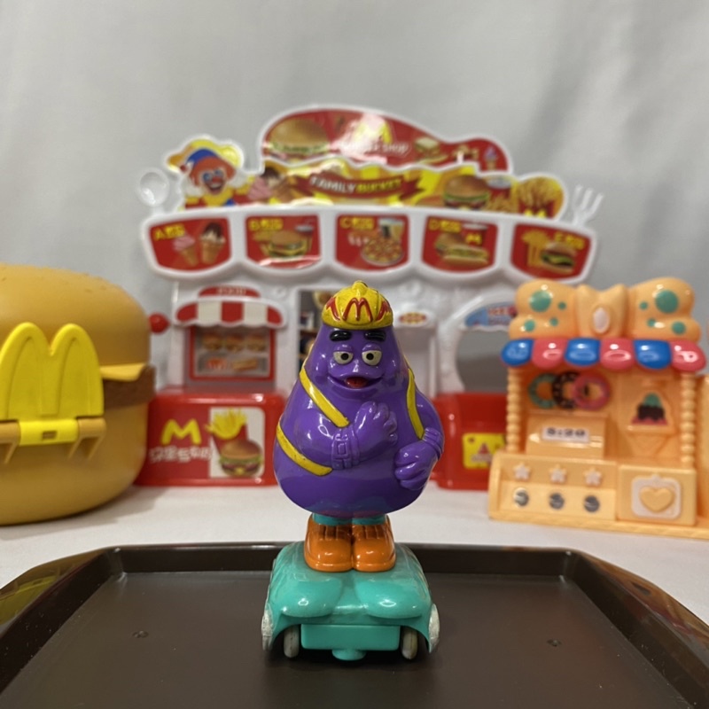 『現貨』1999年麥當勞玩具極速運動奶昔大哥神奇溜溜板 絕版玩具 玩具收藏 兒童餐玩具 小玩具 童年玩具 小品玩具 公仔