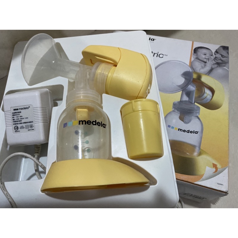 Medela 美樂 單邊電動吸乳器 配件 手動吸乳器 主機 吸乳罩 接頭 白色薄膜 黃色活塞 奶瓶 儲乳蓋 墊片 奶瓶蓋