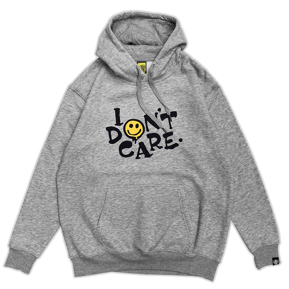 【STAGE】笑臉迎人帽T DNOT CARE HOODIE 灰色