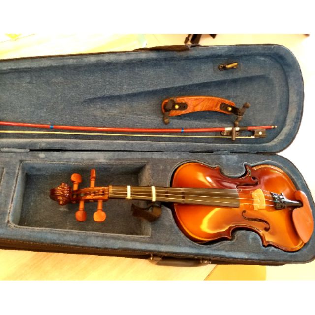 《 美第奇樂器》 二手小提琴4/3# 狀況新的小提琴/ 取貨後即可立即使用無需再整理