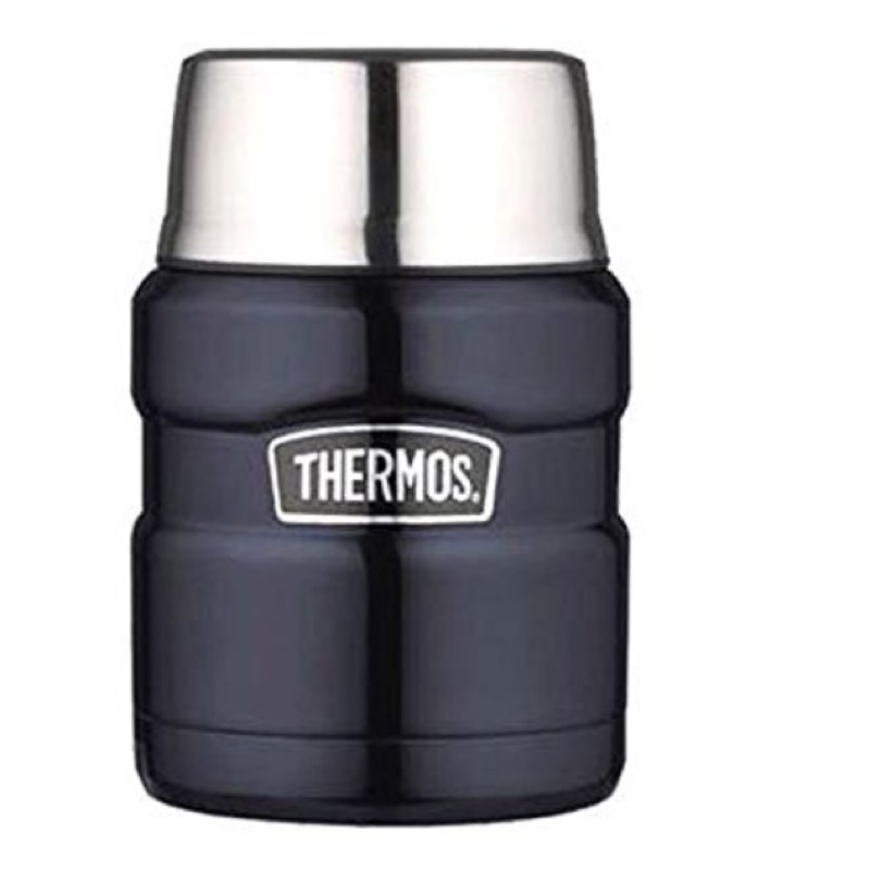 全新 膳魔師 Thermos不鏽鋼真空燜燒杯 食物保溫罐 基本經典款 470ml容量 （附湯匙）