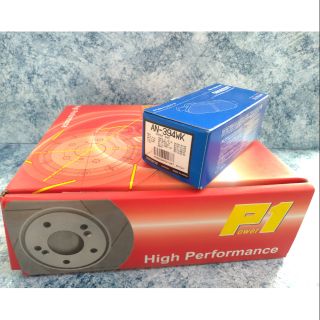 豐田ALTIS 01-07年 日本AKEBONO前來令片＋Power1白金劃線碟盤