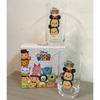 迪士尼 tsumtsum 玻璃杯 水杯 杯子 對杯 Disney 茶杯 馬克杯