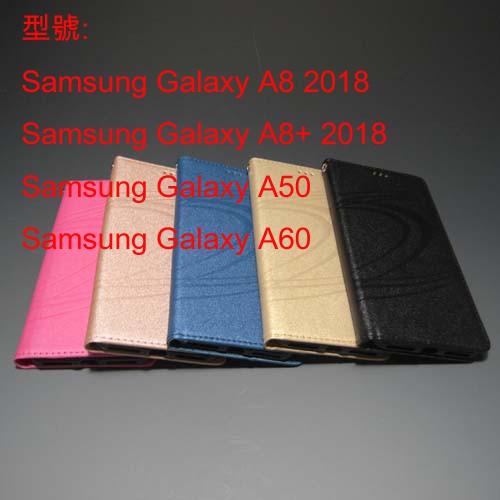 Samsung Galaxy A8 A8+ 2018 S7 edge A50 A60 三星 星河手機保護皮套殼 隱藏磁扣