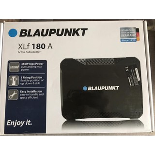 現貨優惠價德國藍點 BLAUPUNKT XLf 180A 450W 8吋薄型重低音 內置擴大機來電優惠價保證正品