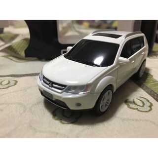 三菱國產原廠回力車 outlander 1/43 白色模型 模型車