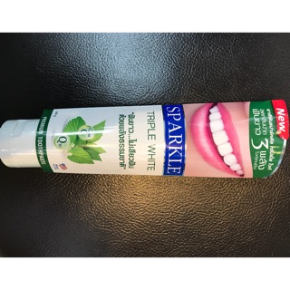 泰國SPARKLE 三倍亮白頂級牙膏 100g（深綠色）4種同系列商品可混搭 麻煩幫我備註ㄧ下哦