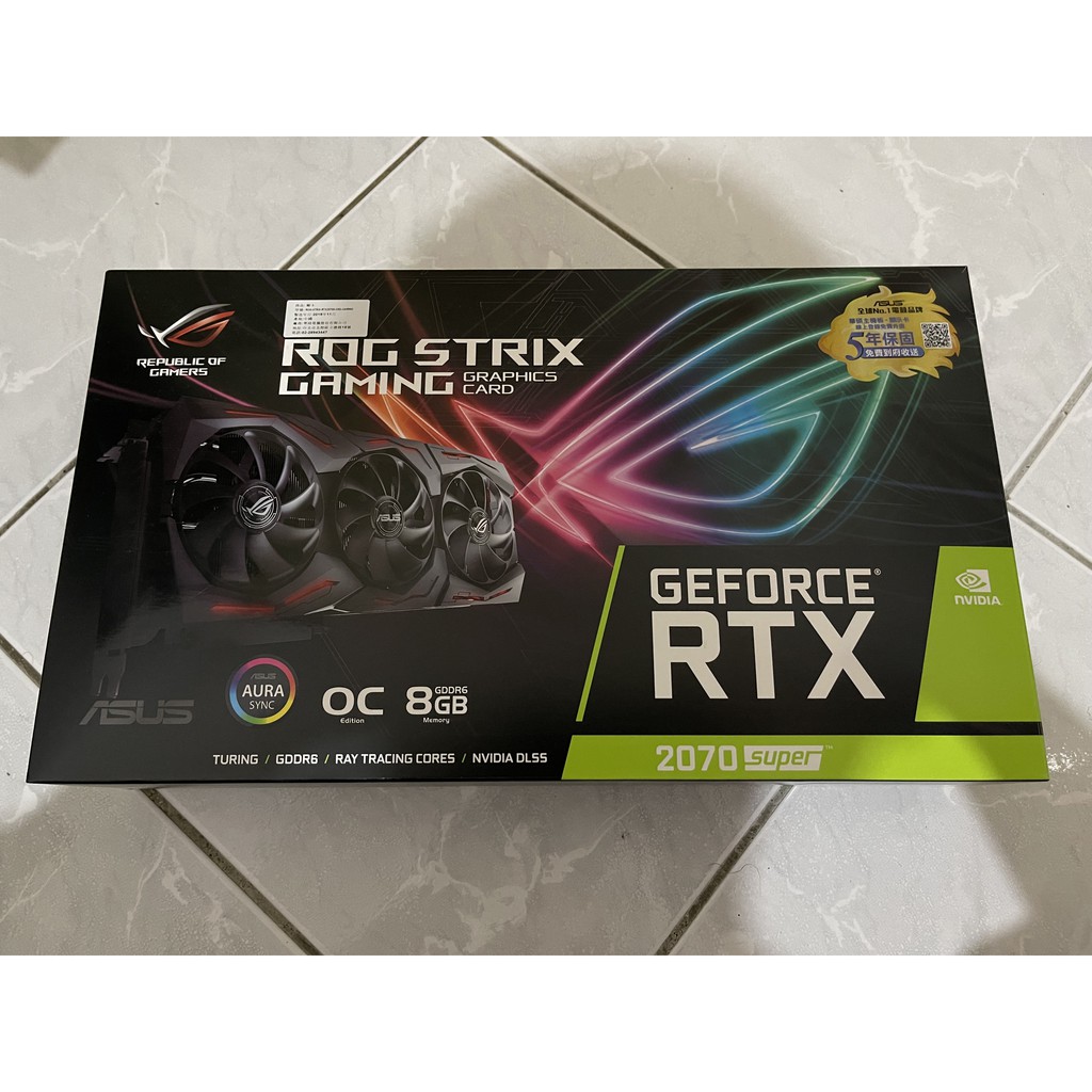 ASUS RTX 2070 Super 二手 新北 桃園火車站可面交