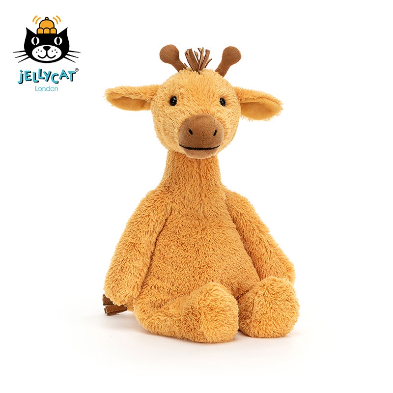 jELLYCAT英國正版新品軟綿長頸鹿兒童玩具毛絨玩具公仔玩偶娃娃娃娃填充玩具