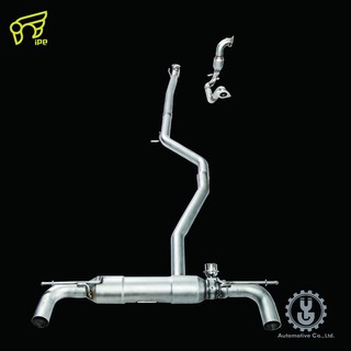 IPE 高流量帶三元催化頭段 當派 排氣管 BENZ/AMG A250 (W176) 底盤系統【YGAUTO】