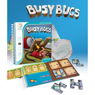 桌遊 比利時 smart games 魔磁隨身遊戲系列 蟲蟲捉迷藏 BUSY BUGS