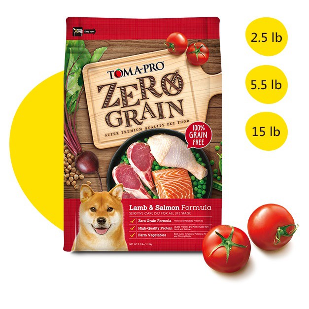 優格 TOMA-PRO 天然%零穀配方 敏感配方 ~ 羊肉+鮭魚 全齡犬 狗飼料