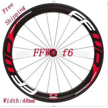 Ffwd F6R 輪輞組貼紙適用於 700C 公路自行車貼花適合 60,70 毫米輪輞