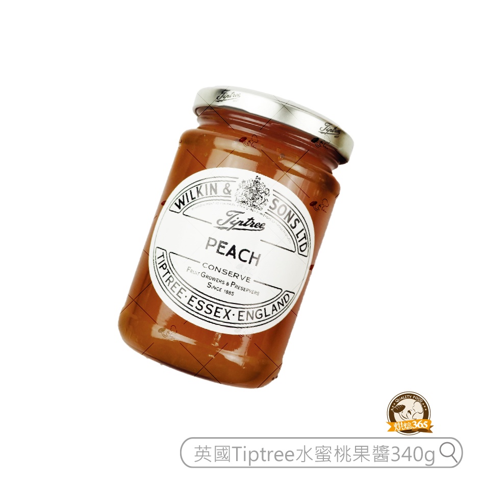 烘焙365＊英國Tiptree水蜜桃果醬340g/罐0043647350015