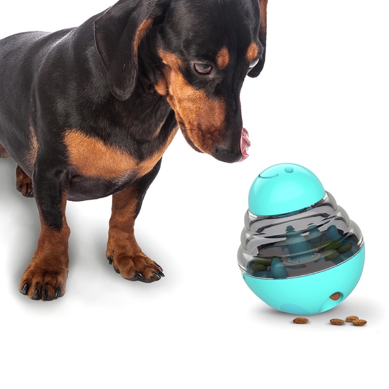 【現貨】寵物狗狗搖搖不倒翁漏食球益智解悶互動玩具 寵物用品 狗玩具