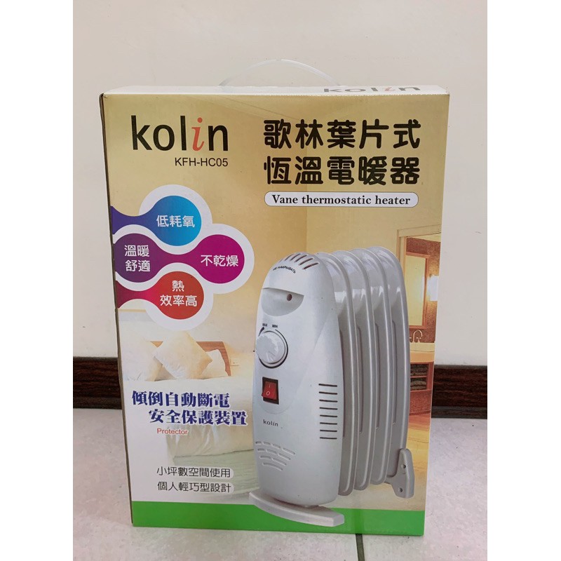 歌林葉片式恆溫電暖器 KFH-HC05