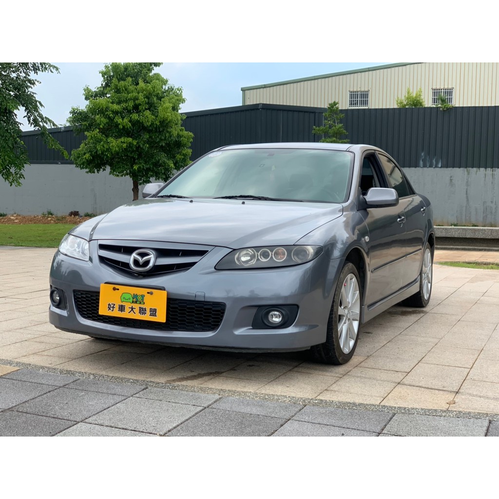 2005年 MAZDA 6 2.3五速 灰 職業軍人 八大,一手車,二手車,實車實價,全額貸款,超貸找錢,低月付,0元交