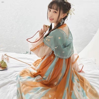 【臺灣 出貨】☃₪動漫 cosplay 服裝 王者榮耀 瑤瑤公主 cos服 漢服 一片式抹胸襦裙 瑤遇見神鹿COS服