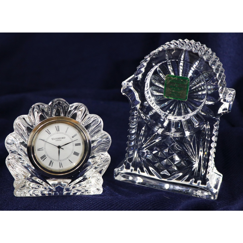 德國 Marquis WATERFORD CRYSTAL 水晶 時鐘 一對 不單賣 水晶工藝